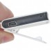 USB Rechargeable Mini Screen-Free Clip MP3 Player - White (2GB)