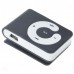 USB Rechargeable Mini Screen-Free Clip MP3 Player - Black (2GB)