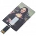 Compact Name Card Style USB 2.0 Flash/Jump Drive - Mona Lisa (8GB)