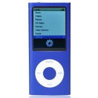 Designer's Mini 2.0" LCD MP3/MP4 Player with Camera/G-Sensor/Voice Recorder/FM - Purple (4GB)