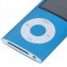 Designer's Mini 2.0" LCD MP3/MP4 Player with Camera/G-Sensor/Voice Recorder/FM - Blue (4GB)