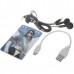 Card Style USB 2.0 Rechargeable MP3 Player with Michael Jackson Figure Pattern (4GB)