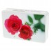 Mini Cassette Shaped Portable Rechargeable USB Host/SD Slot MP3 Player with Speaker (Roses)