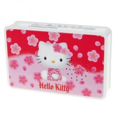 Mini Cassette Shaped Portable Rechargeable USB Host/SD Slot MP3 Player with Speaker (Hello Kitty)