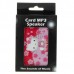 Mini Cassette Shaped Portable Rechargeable USB Host/SD Slot MP3 Player with Speaker (Hello Kitty)