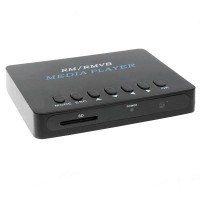 Mini 720P RM/RMVB/MP3 HD Media Player with SDHC/USB Host/AV-Out/YPbPr (Black)