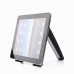 Portable Adjustable Folding Tablet Stand for iPad and Laptops (Black)