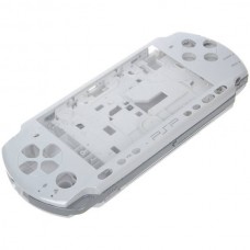 Full Replacement Plastic Housing Case with Buttons for PSP 3000 (White)