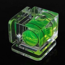 Resin Hot Shoe Double Axis Bubble Spirit Level for DSLR/SLR Cameras