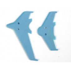 HONEYBEE KING3 Parts:000713 EK1-0442L Vertical horizontal tail blade set(blue)