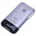 Protective Hard Shell for iPhone 3G (Silver + Black)