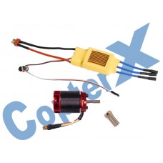 CopterX (CX500-10-00) 500L 1600Kv Brushless Motor with Pinion Gear & 70A ESC with BEC