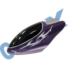 CopterX 450 Helicoptor Part: Glass Fibre Canopy (purple w/ white pattern) No: CX450-07-11