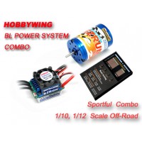 Hobbywing Ezrun 8.5T/3650KV + eZRun-60A-SL combo for 1/10 Car