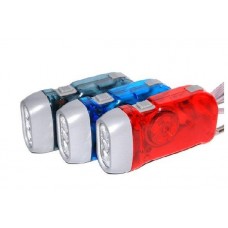 3 LED Dynamo Wind Up Flashlight Torch no battery need