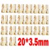 3.5mm Gold Bullet Banana Connector X 20 Sets