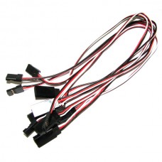 50CM 500mm Servo Extension (Servo Lead) x 10