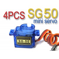 4 x Tower Pro mini Servo SG50 SG-50 5g R/C Helicopter Plane Boat