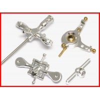 CNC Metal Head Upgrade kit 4 esky LAMA V3 V4 SILVER SET