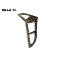 Vertical Tail Blade( Carbon Fibre)  118*69*1mm   No: EK4-0154