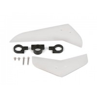Vertical & horizontal tail blade set (white) No:EK1-0545