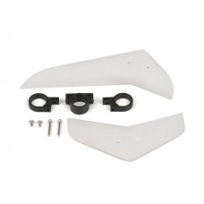 Vertical & horizontal tail blade set (white) No:EK1-0545