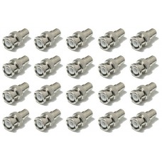 20pcs BNC Male to RCA Female Adaptor CCTV Camera