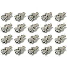 20pcs BNC Male to RCA Female Adaptor CCTV Camera