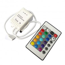 CL-C1210IR- 24 Keys RGB LED Controller for RGB Flexible LED Strip DC5V/12V/24V