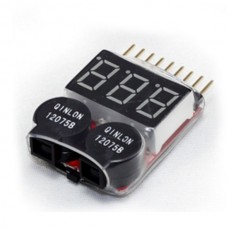 Lipo Battery LED Voltage Meter Indicator Alarm