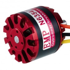 EMP Series High Efficiency N6354/15 200KV 4-10S Outrunner Brushless Motor for RC