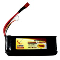 1500mAh 11.1V 20C 3S Lithium Battery Pack for RC Airplanes