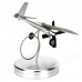 Solar Powered Aircraft Plane Kit with Base for Decoration at home or Car