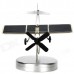 Solar Powered Aircraft Plane Kit with Base for Decoration at home or Car