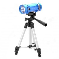 ZY-3309 7200mAh Blue/Yellow Light 5W LED Source Fishing Light with Tripod Stand