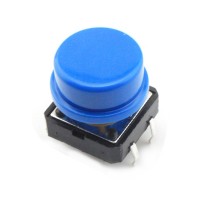 Tactile Switch Push Button Projected Plunger Type without Ground Terminal 10pcs
