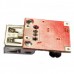 USB DC 2.5V to 6V Voltage Step Up Boost Module - Red