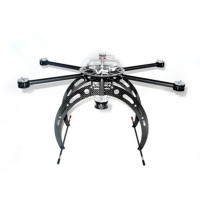 Droidworx AD6-HLE Hexacopter Aircraft Frame Heavy Lift Extended V3 FPV Multi-rotor