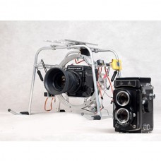 3-Axis Pan/Tilt Camera Mount PTZ with Tall Landing Skid for RJX 260JR260 Helicopter FPV