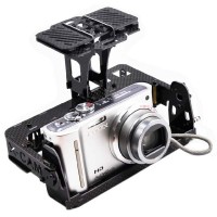 X-CAM CM140 Carbon Fiber Tilt/Pan 2-Axis Camera Mount for FPV