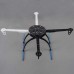 HJ600 Anti-Wind Copter Frame Multi Quadcopter Airframe w/Tall Landing Skid-White+Black