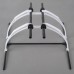 ATG 3K Twill Carbon Fiber DIY Landing Skid Kit for FPV-White