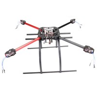 MK KK MWC 550mm Aircraft Frame Folding Quadcopter w/Tall Landing Skid