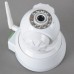 IR Night Version Wireless IP Camera PT with Antenna Strong WiFi Singal-White