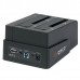 ORICO 6628SUS3-C 2 Bay 2.5"&3.5" SATA HDD Docking Station+USB3.0/2.0+eSATA-Black