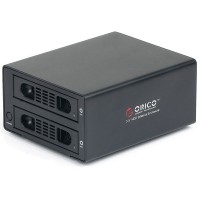 ORICO 3529RUS3 2bay USB3+eSATA RAID Professional HDD Enclosure Support 6TB-Black