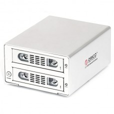 ORICO 3529RUS3 2bay USB3+eSATA RAID Professional HDD Enclosure Support 6TB-Silver