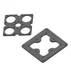 Carbon Fiber PTZ Anti-vibration Board Set Compatible with Rubber Damper