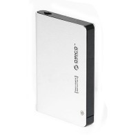 Orico 2598sus3 2.5 inch Aluminum USB3.0 & eSATA HDD Hard Drive External Enclosure-Silver