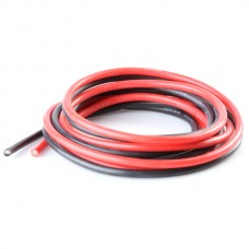 12 Gauge 2M 12 AWG Flexible Silicone Wire 1M Red & 1M Black for RC Lipo Battery